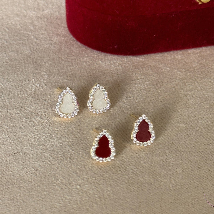 Mini Gourd Stud Earrings
