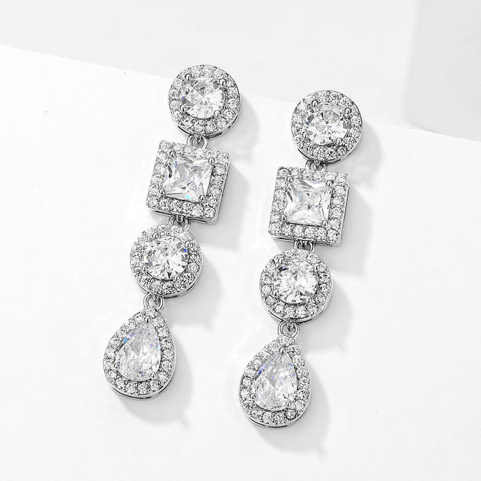 Irregular Gemstone Earrings