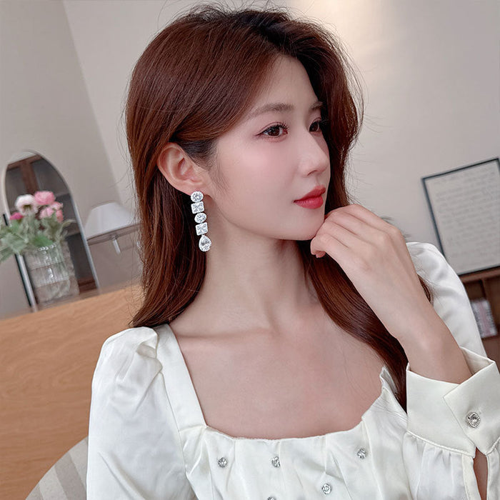 Irregular Gemstone Earrings