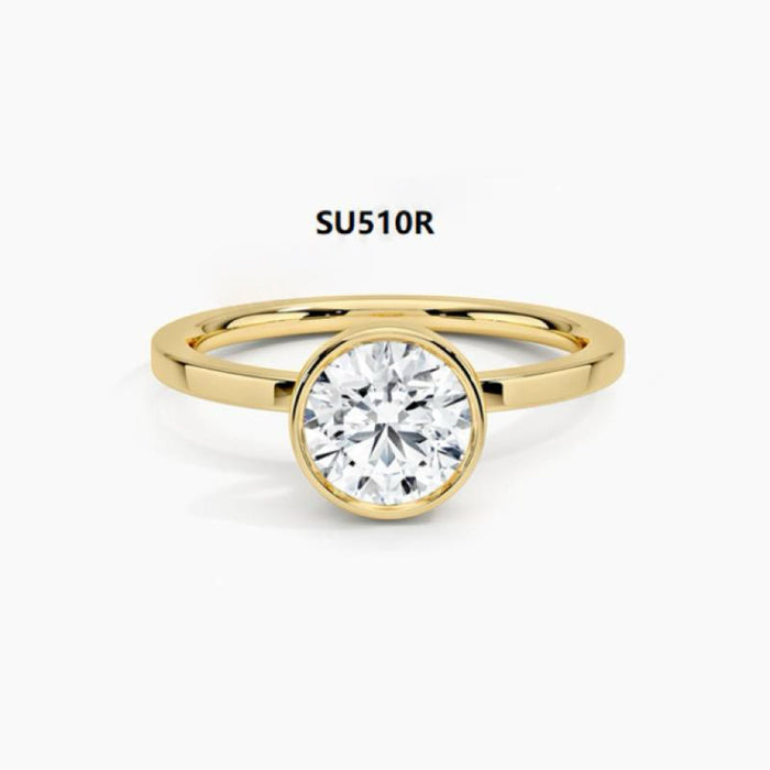925 Sterling Silver Wedding Ring Set with 1-Carat Moissanite - Best-Selling Ring