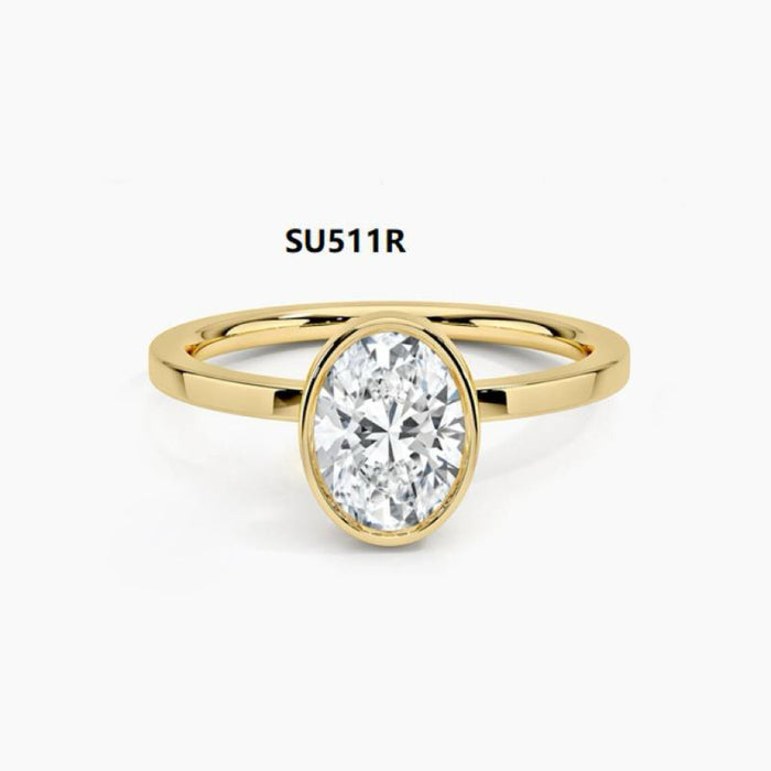 925 Sterling Silver Wedding Ring Set with 1-Carat Moissanite - Best-Selling Ring