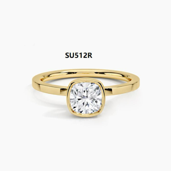 925 Sterling Silver Wedding Ring Set with 1-Carat Moissanite - Best-Selling Ring