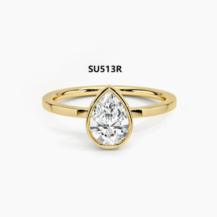 925 Sterling Silver Wedding Ring Set with 1-Carat Moissanite - Best-Selling Ring