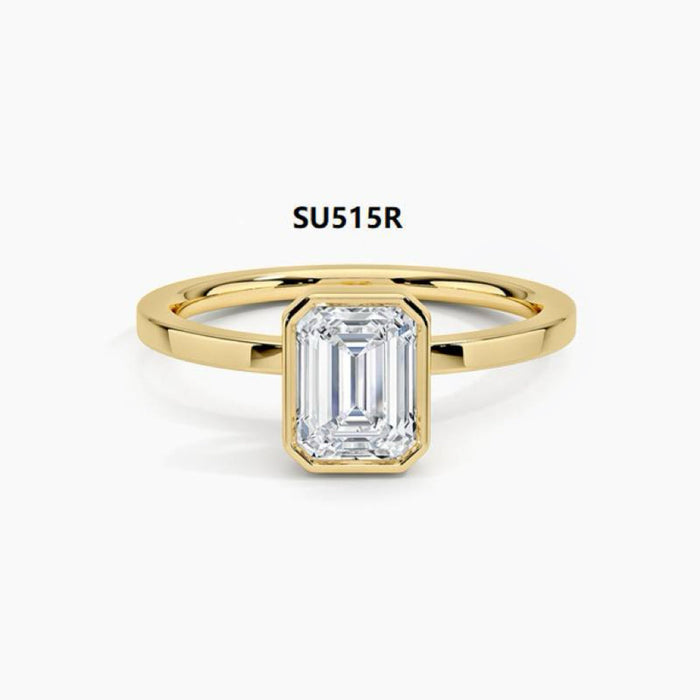 925 Sterling Silver Wedding Ring Set with 1-Carat Moissanite - Best-Selling Ring
