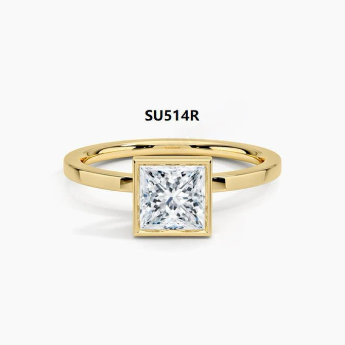 925 Sterling Silver Wedding Ring Set with 1-Carat Moissanite - Best-Selling Ring