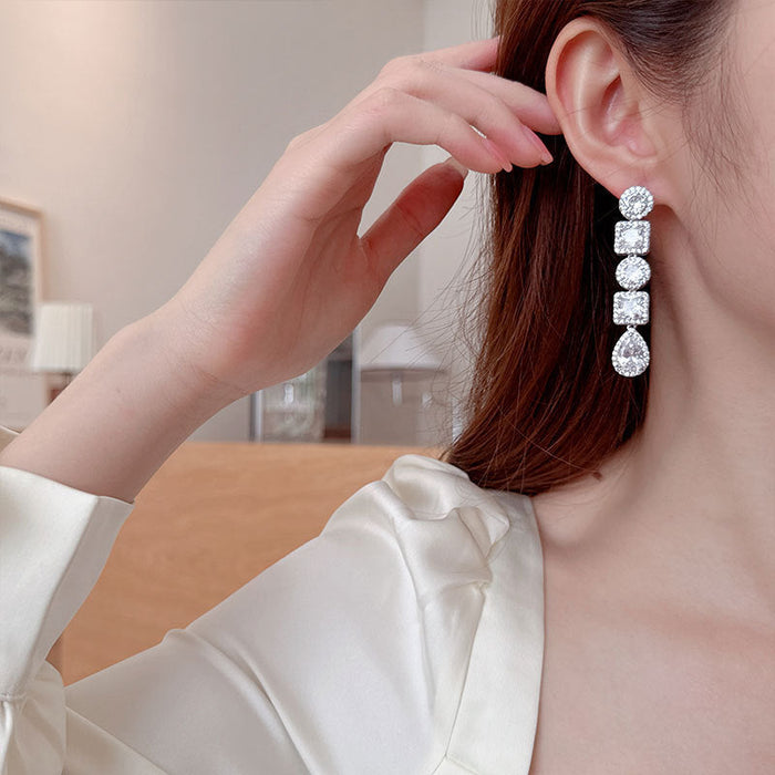 Irregular Gemstone Earrings