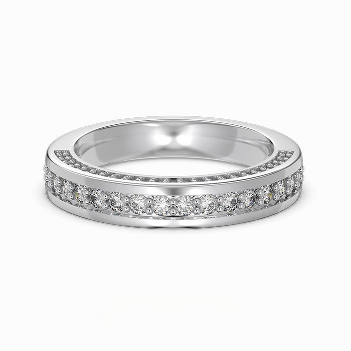 S925 Sterling Silver Brilliant Diamond Ring