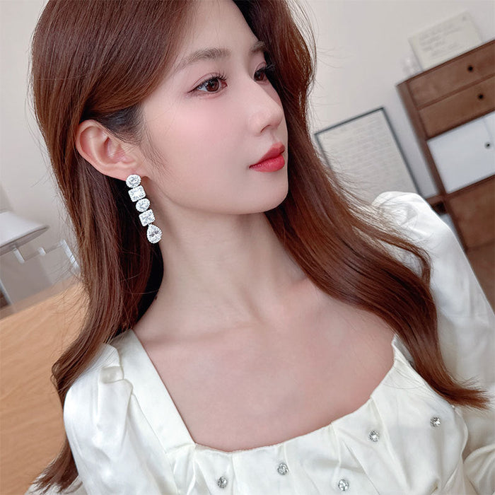 Irregular Gemstone Earrings