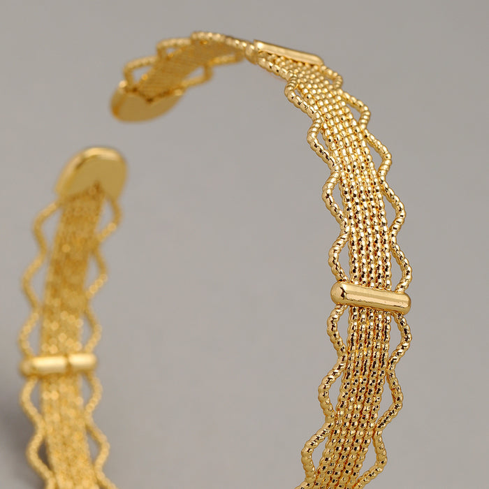 Copper Cast Lace Hollow Bracelet