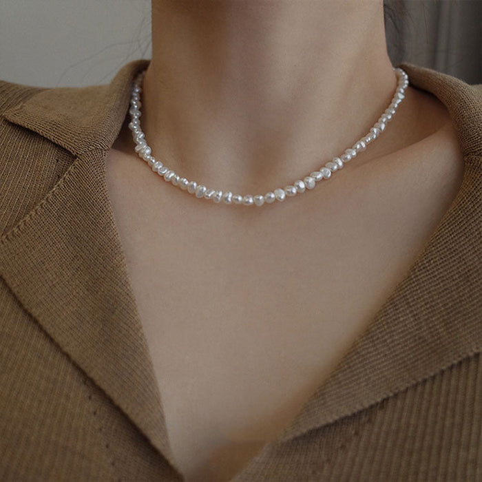 Natural Baroque Pearl Necklace