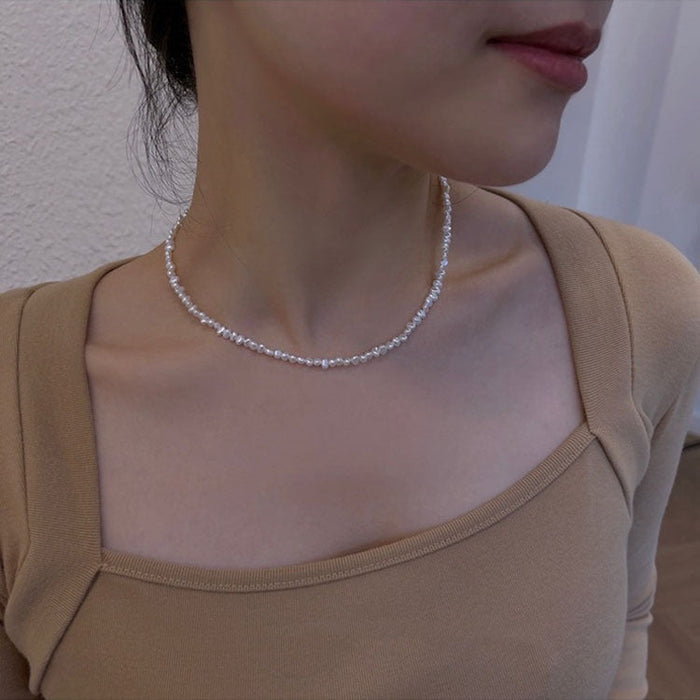 Natural Baroque Pearl Necklace