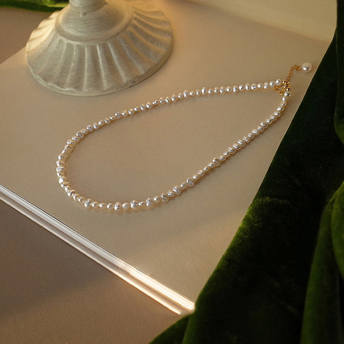 Natural Baroque Pearl Necklace