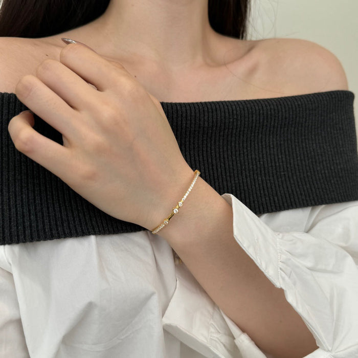 S925 Sterling Silver Women's Delicate Bracelet