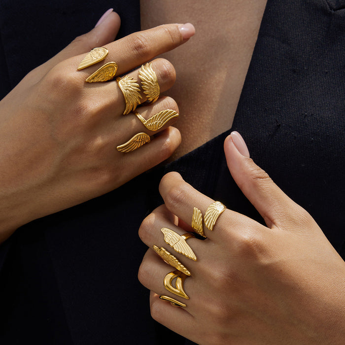 Wing titanium steel ring