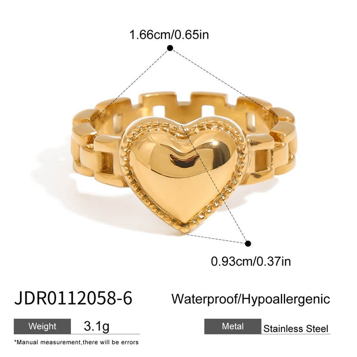 Titanium steel strap ring