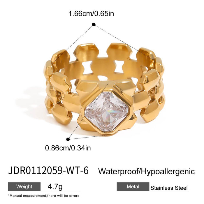 Titanium steel strap ring