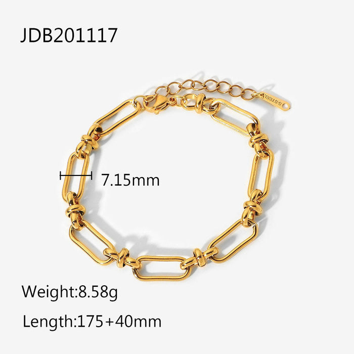 Stainless steel non-fading bracelet