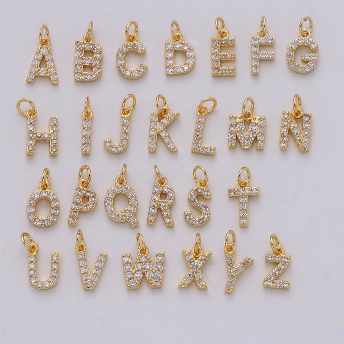 26 letter pendant DIY necklace bracelet