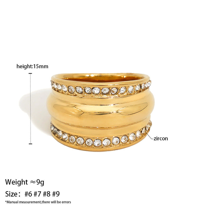 Stainless steel ring set