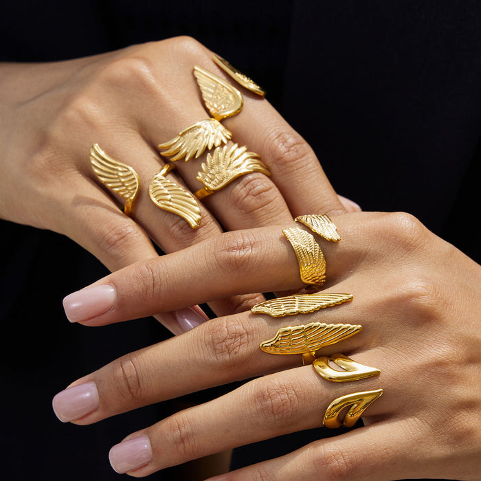 Wing titanium steel ring