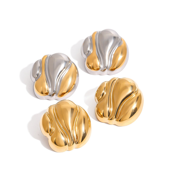 Titanium steel non-fading stud earrings