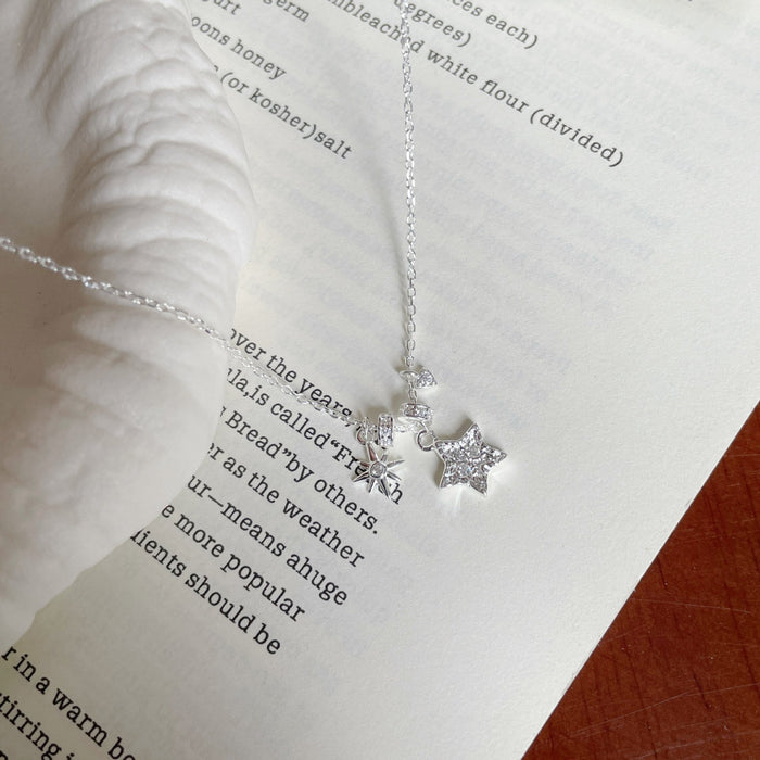 S925 Sterling Silver Sweet Star Necklace