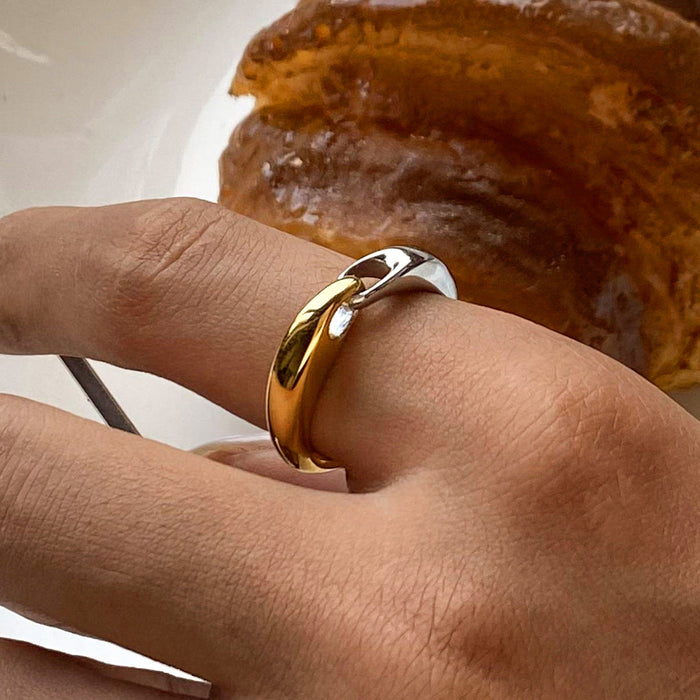 Stainless steel flower ring