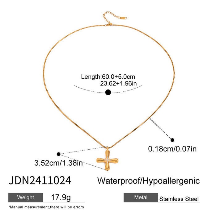 Stainless steel cross necklace