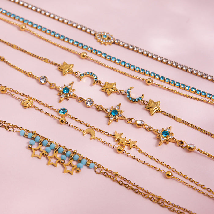 Design Sense Star Mangxing Stainless Steel Bracelet