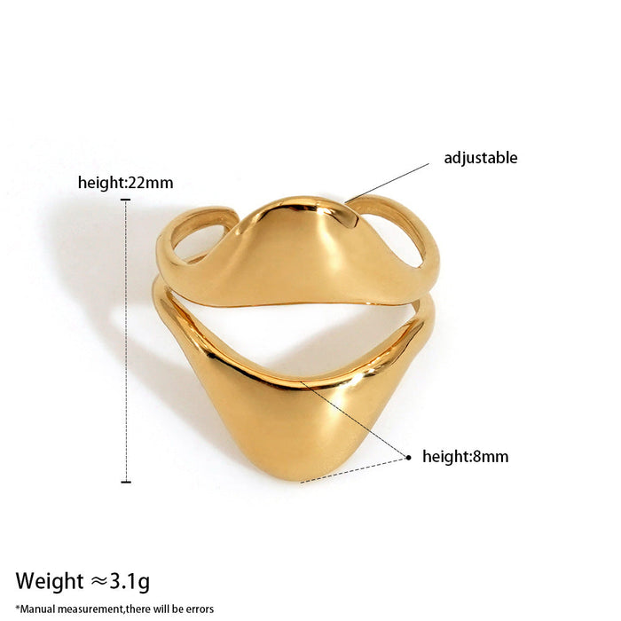 Stainless steel ring set