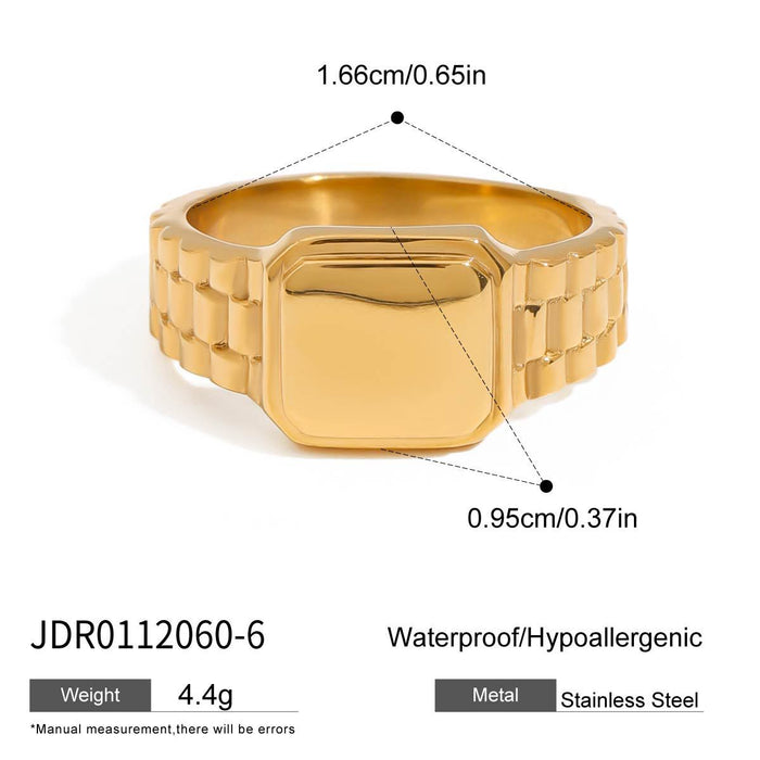 Titanium steel strap ring