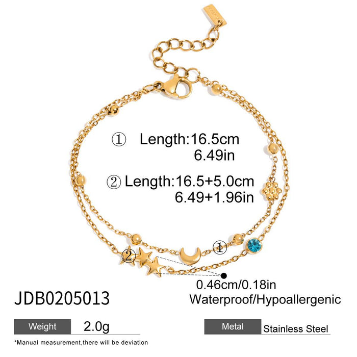 Design Sense Star Mangxing Stainless Steel Bracelet