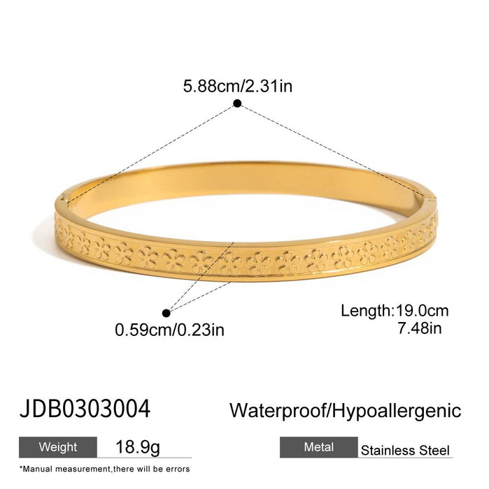 Zircon finger bracelet stainless steel bracelet