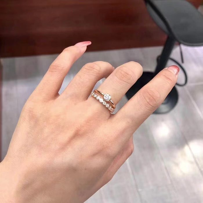 S925 Silver Minimalist Ring