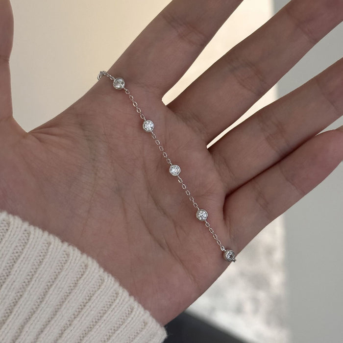 S925 Silver Pullable Bubble Bracelet