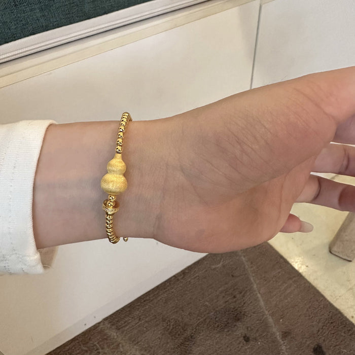 S925 silver-plated brushed hoist braided rope bracelet adjustable