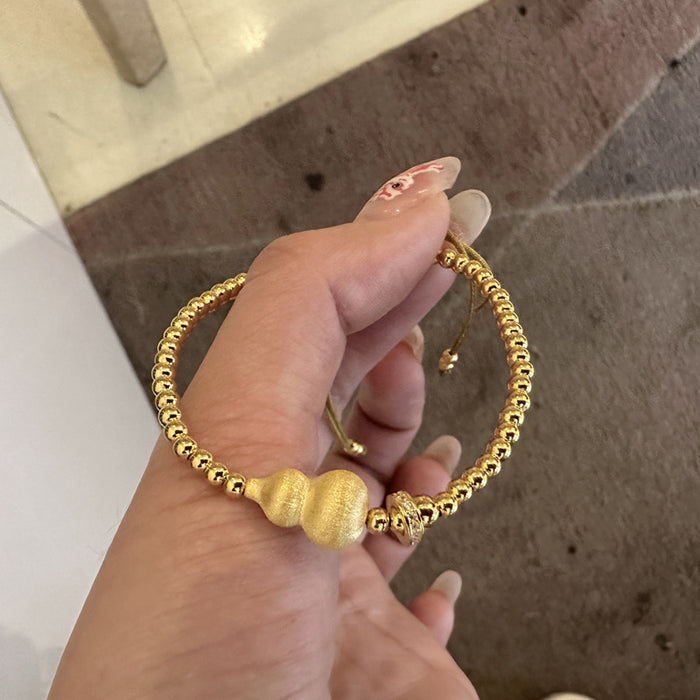 S925 silver-plated brushed hoist braided rope bracelet adjustable