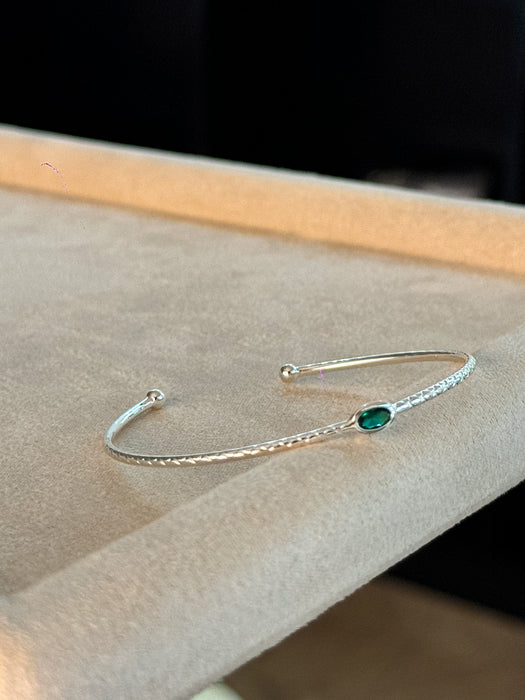 Zircon Vertical Beaded Bracelet Set