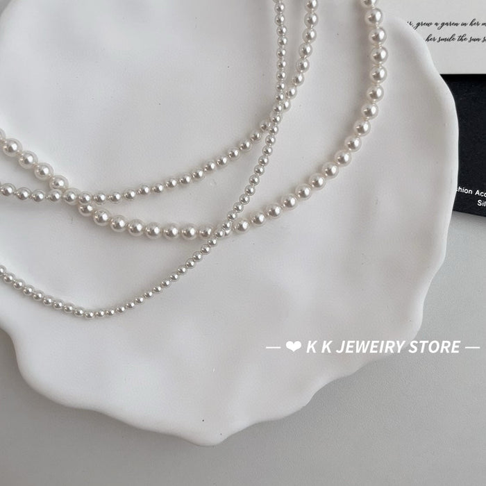 A Super Textured Artificial Pearl Necklace
